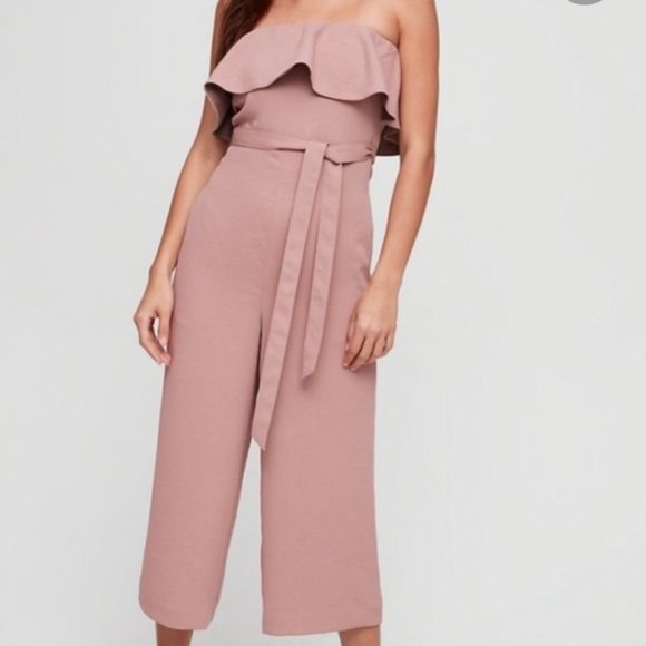 Aritzia Pants & Jumpsuits Aritzia Babaton Mauve Jumpsuit Poshmark